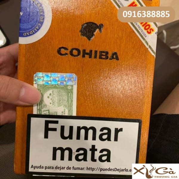 Xì Gà Cuba Cohiba Siglo 6 hộp gỗ 10 điếu