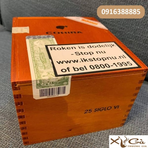 Xì Gà Cuba Cohiba Siglo 6 hộp gỗ 25 điếu - 4