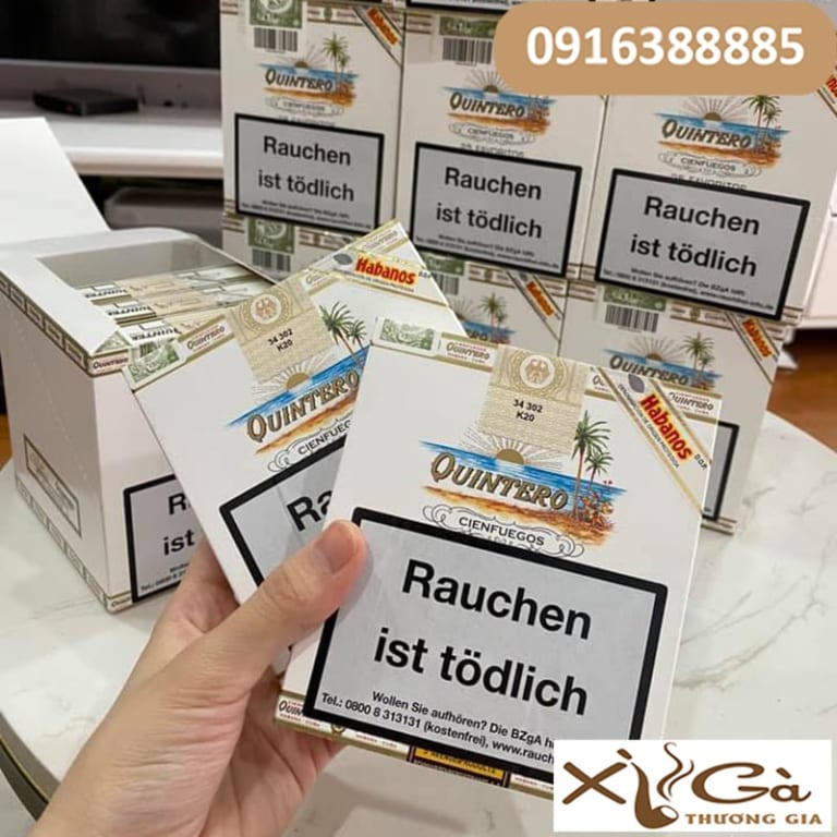 Xì Gà Quintero Y Hermano Favoritos Hộp 5 Điếu Xì Gà Thương Gia