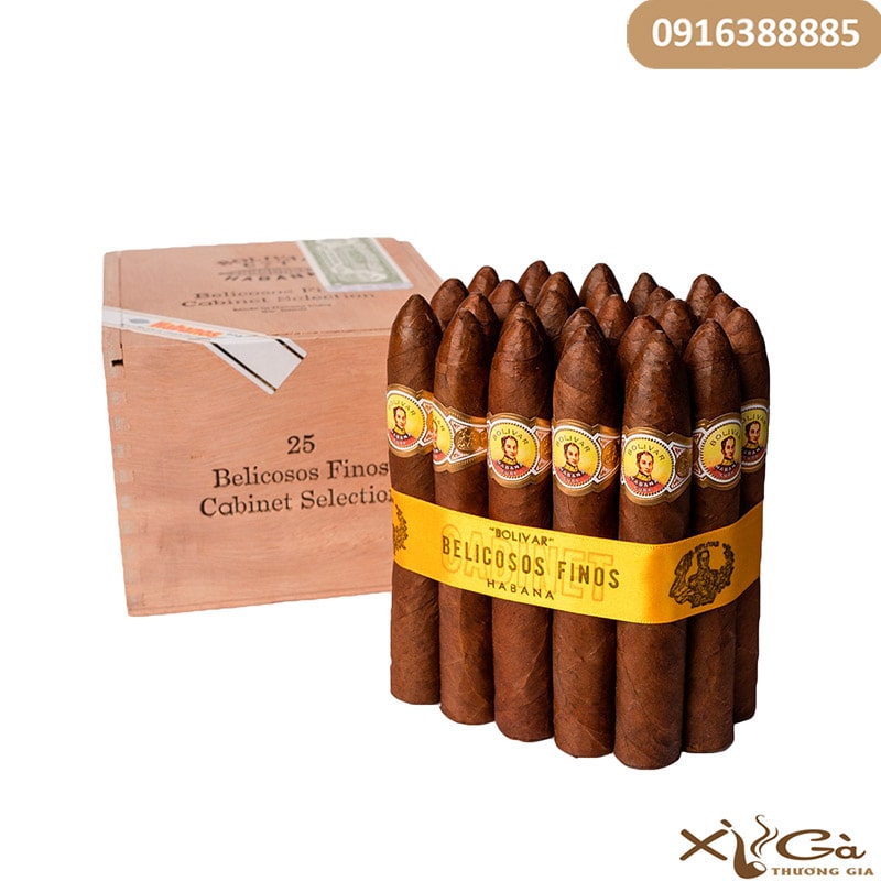 Xì gà Bolivar Belicosos Finos – Hộp 25 điếu giá rẻ