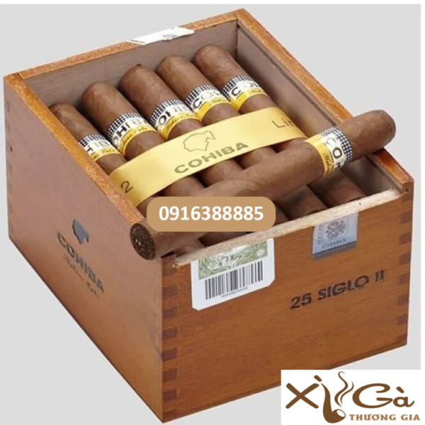 Xì gà Cohiba Siglo II – Hộp 25 điếu 2