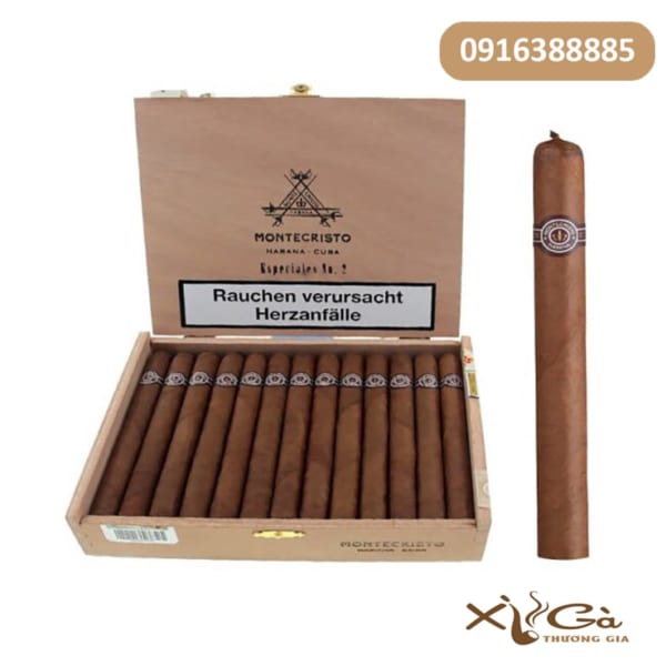 Xì gà Montecristo Especiales No. 2 - Hộp 25 Điếu nhập khẩu