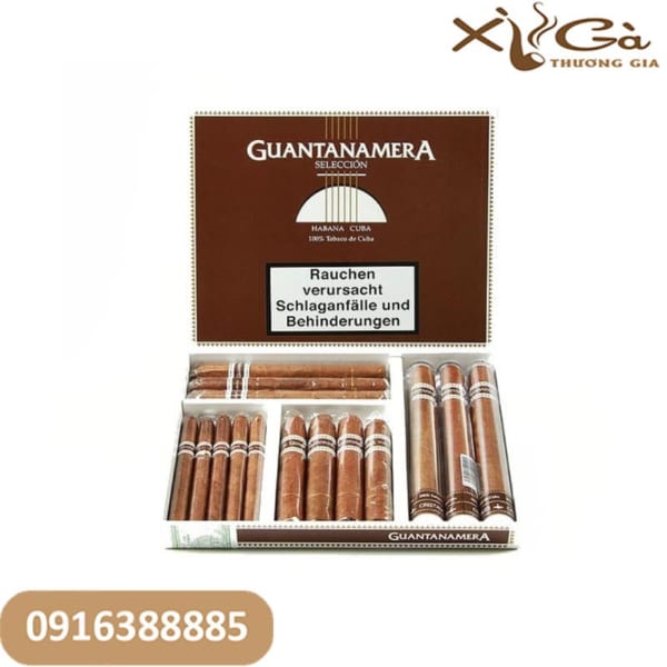 Xì Gà Guantanamera Seleccion Sampler Chính Hãng 15 điếu