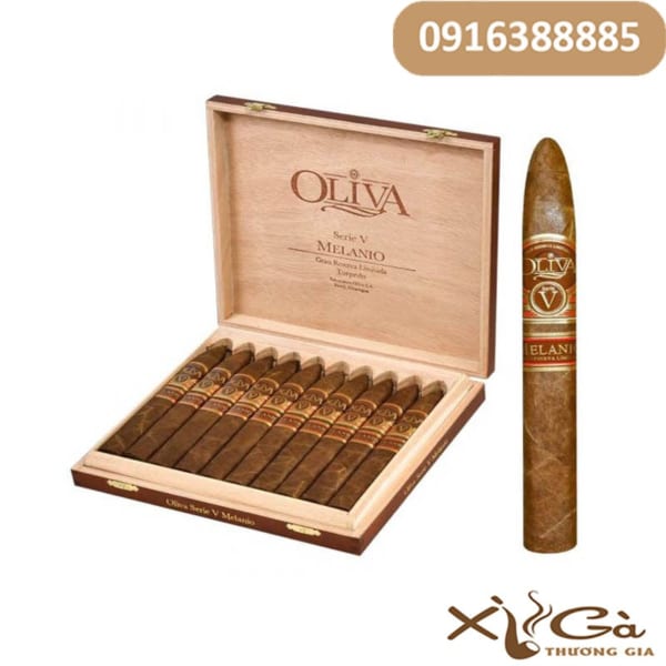 Xì Gà Oliva Serie V Melanio Torpedo Hộp 10 Điếu