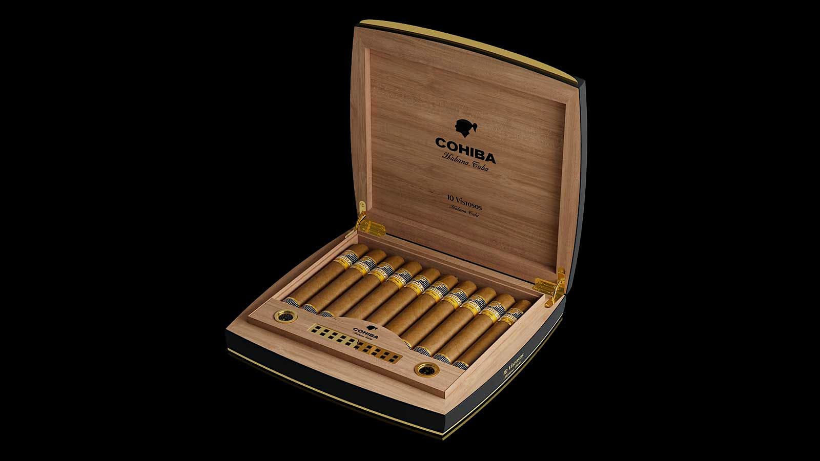 Hop go giu am box cigar Cohiba Vistosos