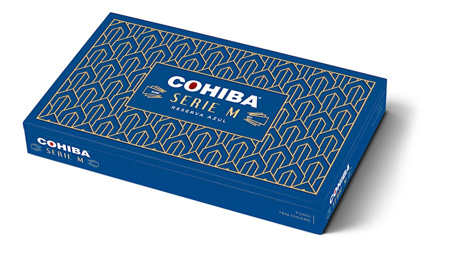 Box xiga Cohiba Serie M Reserva Azul