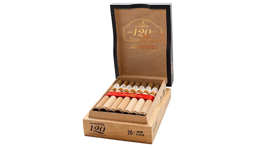 Xì Gà La Aurora 120th Anniversary Lancero
