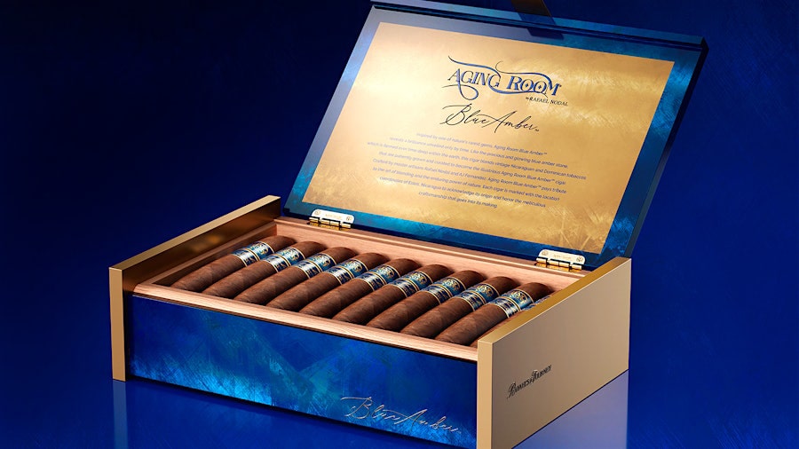 Box Xì Gà Aging Room Blue Amber