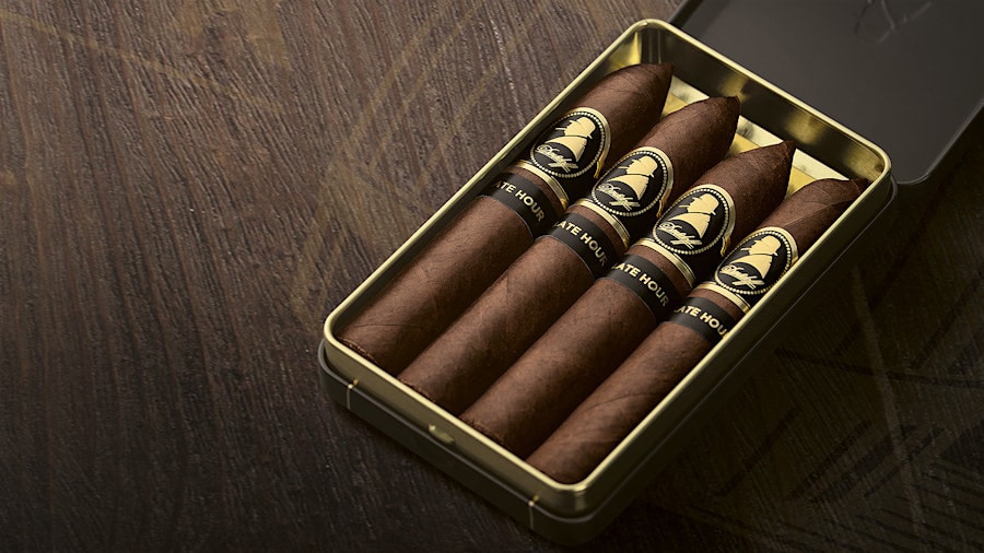 Hop Xì gà Winston Churchill The Late Hour Belicosos