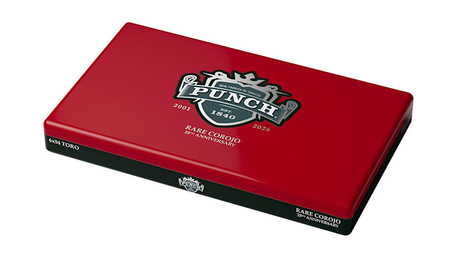 Hộp Xì Gà Punch Rare Corojo 25th Anniversary Toro
