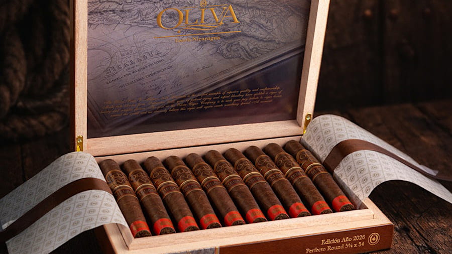 Box Oliva Serie V Melanio Edición Año 2026 Perfecto Round