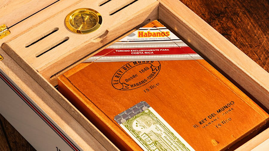 Chi tiết hộp Xì Gà El Rey del Mundo Tico