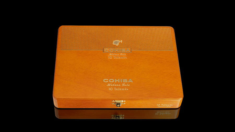 Chi tiết hộp gỗ Gà Cuba Cohiba Talismán Phiên Bản London